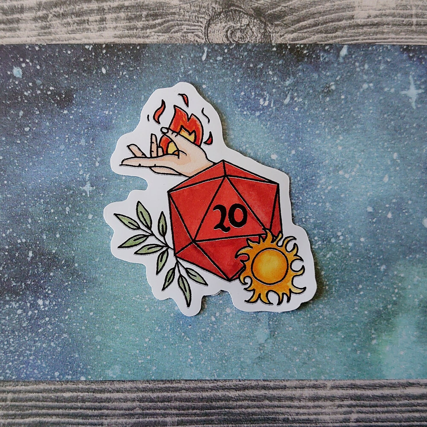 Sticker Dnd Class Cleric - Fantasy Sticker Set 4 pieces